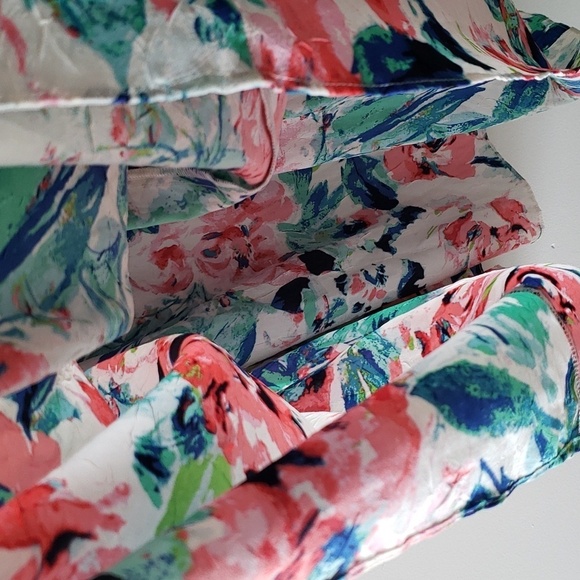 H&M Floral Dress XXL Sleeveless Flowy Sundress Vacation Wedding Beach Resortwear - Picture 4 of 13